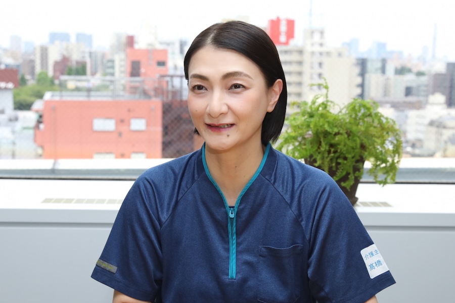 しまナーシングホーム光が丘　介護士主任　髙橋奈美